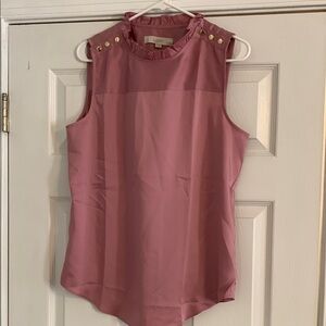 LOFT Pink Sleeveless Top